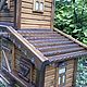 Заказать Ветряная декоративная мельница с амбаром. @handmade_wood_decor_23region. Ярмарка Мастеров. . Фигуры садовые Фото №3
