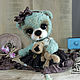 Mint Teddy bear Nosecka 2. Stuffed Toys. sToryToys. My Livemaster. Фото №4