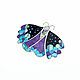 Brooch Butterfly. Charoite, Turquoise, Mother Of Pearl. Brooches. ARIEL - MOSAIC. Online shopping on My Livemaster.  Фото №2