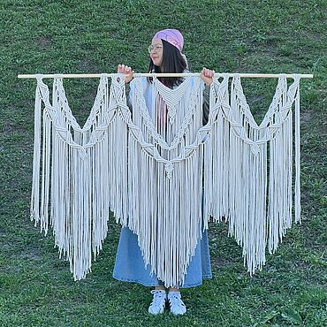 Картины и панно ручной работы. Ярмарка Мастеров - ручная работа Панно макраме. Handmade.