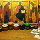 Рукописная работа. Портативный Деиссусный  Чин. Иконы. Владимир Никишин (nvs010656). Ярмарка Мастеров.  Фото №4