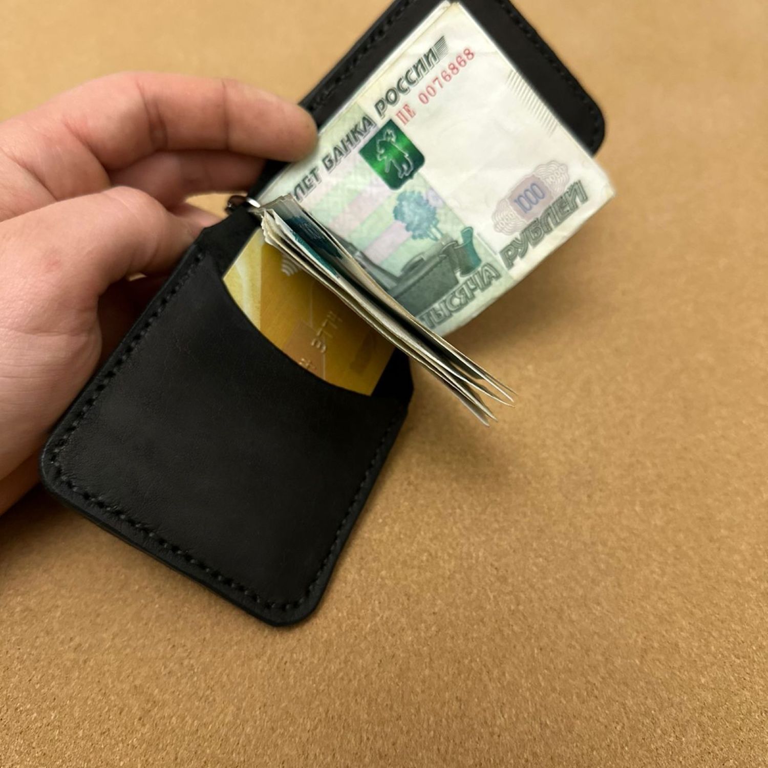 Зажим для денег мужской из натуральной кожи в интернет-магазине на ...