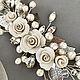 Wedding hair decoration 'Ivory Roses-2 '. Hair Decoration. darina-lb. Online shopping on My Livemaster.  Фото №2