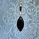 Diamond black pendant 5.50 ct buy. Necklace. luxuryclub. My Livemaster. Фото №4