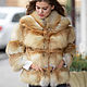 Order The coat of the Siberian foxes. teplaya zima. Livemaster. . Fur Coats Фото №3