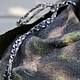 Валяная шаль "Серо-зеленые завитки". Шали. Юлия Струж (justruzh). Интернет-магазин Ярмарка Мастеров.  Фото №2