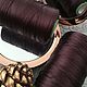 Silk threads for embroidery and brushes India, Brown-plum, Thread, Jerusalem,  Фото №1