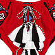 Красное платье с клиньями "Лесная Песня". Dresses. Plahta Viktoriya. Online shopping on My Livemaster.  Фото №2