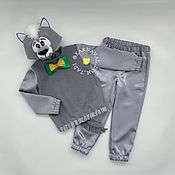 Одежда детская handmade. Livemaster - original item New Year`s Wolf Costume for a child. Handmade.