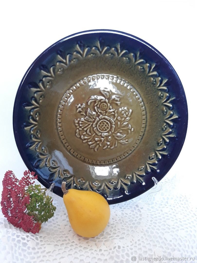 Фарфоровая настенная тарелка, блюдо "Жасмин", 2 шт купить в интернет ...