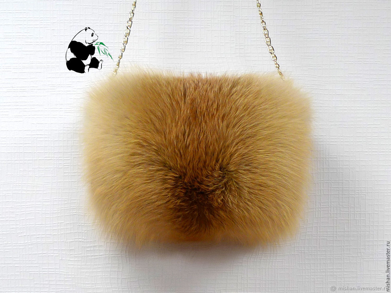 Fur set. Игрушка из рыжего меха.