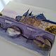 Urban landscape in watercolor Paris Conciergerie (purple beige bridge. Pictures. Pastelena. Online shopping on My Livemaster.  Фото №2