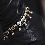 Украшения handmade. Livemaster - original item Chain bracelet: Boho Bracelet Bells Thread. Handmade.
