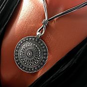 Украшения handmade. Livemaster - original item Boho jewelry. Large pendant in the style boho. Decoration on the neck. Handmade.