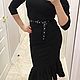 Classic dress, black dress, designer dress !. Dresses. elmdesign (ELMDESIGN). My Livemaster. Фото №6