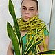 Стильный шарф сетка Ботаникал Войлок. Береты. Войлок. Ольга Рудь. Ярмарка Мастеров.  Фото №11