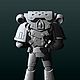 3D модель "Космодесантник MK-7, Space Marine". Игры. СТАЛЬ И ДИДЖИТАЛ. Ярмарка Мастеров.  Фото №7