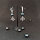 VIP earrings silver with pearls. Earrings. Ioanna-yana. My Livemaster. Фото №6
