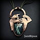 Кулон   "В поле с конём". Кулон. JazzBijoux (Елена Сафронова). Ярмарка Мастеров.  Фото №9