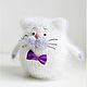 Cat toy knitted cat handmade gift kitten knitted toys, Stuffed Toys, Zhukovsky,  Фото №1