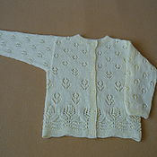 Одежда детская handmade. Livemaster - original item Openwork floral jacket. Handmade.