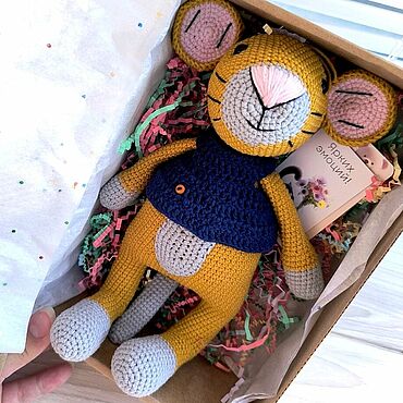 Ярмарка Мастеров - ручная работа Мышонок Тим вязаная игрушка. Handmade.