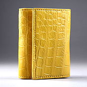 Сумки и аксессуары handmade. Livemaster - original item Women`s wallet made of genuine crocodile leather IMA0083Y45. Handmade.