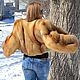 coat. jacket. Bolero from fur of the Siberian red Fox. Fur Coats. Zimma. My Livemaster. Фото №6