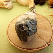 Bracelet with black obsidian and rock crystal