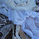 Knitted brooch 'White on white' boho brooch-transformer. Brooches. asmik (asmik). My Livemaster. Фото №5