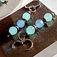 kit: Three-row necklace and earrings 'BLUE!'. Jewelry Sets. Rimliana - the breath of the nature (Rimliana). My Livemaster. Фото №6