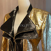 Одежда handmade. Livemaster - original item Female jacket from Python. Handmade.