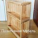 Этажерка Массив Березы На Колесиках. Мебель на заказ, Стеллажи, Москва,  Фото №1