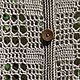 Jacket cashmere+silk (2) hollow fiber. Sweater Jackets. 'Crochet classics' YULIA. My Livemaster. Фото №5