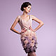 Коктейльное платье с цветами, нежно-розового цвета от "АгАтА", Платья, Сочи,  Фото №1