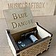 Music box 'Blue Danube' by Johann Strauss, Musical souvenirs, Krasnodar,  Фото №1