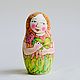  «Матрёшка с божьей коровкой». Матрешки. Mariya Voronina Matryoshka. Ярмарка Мастеров.  Фото №5