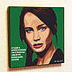 Picture poster of Katniss Everdeen The Hunger Games in Pop art style, Fine art photographs, Moscow,  Фото №1
