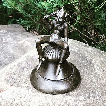 Колокольчик из бронзы Чёрт. ARTs & CRAFTs. Подарки и сувениры ручной работы - Ярмарка Мастеров Подарки и сувениры ручной работы. Ярмарка Мастеров - ручная работа Колокольчик из бронзы Чёрт. Handmade.
