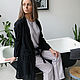 Linen pajamas, Lightweight robe. 100% linen. Softened. Combination. EcoLini. Online shopping on My Livemaster.  Фото №2