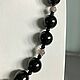 "Царица Тамара" бусы из гагата и агата. Бусы. Jewelry_Elize Украшения от Елизаветы (UkrasheniyaLise). Ярмарка Мастеров.  Фото №5