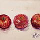 PAINTING APPLES PAINTING WITH FRUIT, Pictures, Samara,  Фото №1