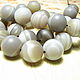 Order Agate Botswana, smooth ball 12 mm matte. Elena (luxury-fittings). Livemaster. . Beads1 Фото №3