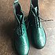 Shoes 'green long English speaker'. Boots. Hitarov (Hitarov). My Livemaster. Фото №5