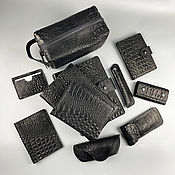 Сумки и аксессуары handmade. Livemaster - original item Alligator Genuine Leather Sets. Handmade.