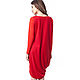Красное платье, платье , платье эффектное, платье красивое, платье необычной формы, платье дизайнерское