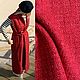 Твид Chanel "Мерцание" красный. Ткань Шанель, Ткани, Москва,  Фото №1