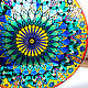Order Stained glass window round D 70 cm - stained glass window. Art by Tanya Shest. Livemaster. . Stained glass Фото №3