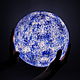 Голубой светильник в виде звезды Сириус 25 см (голубой ночник шар). Ночники. Lampa la Luna byJulia. Ярмарка Мастеров.  Фото №6
