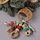 A gift for the birth of baby Snail (rattle and plate). Gift for newborn. Мастерская Зорькиной Елены | грызунки, погремушки, слингобусы. My Livemaster. Фото №5